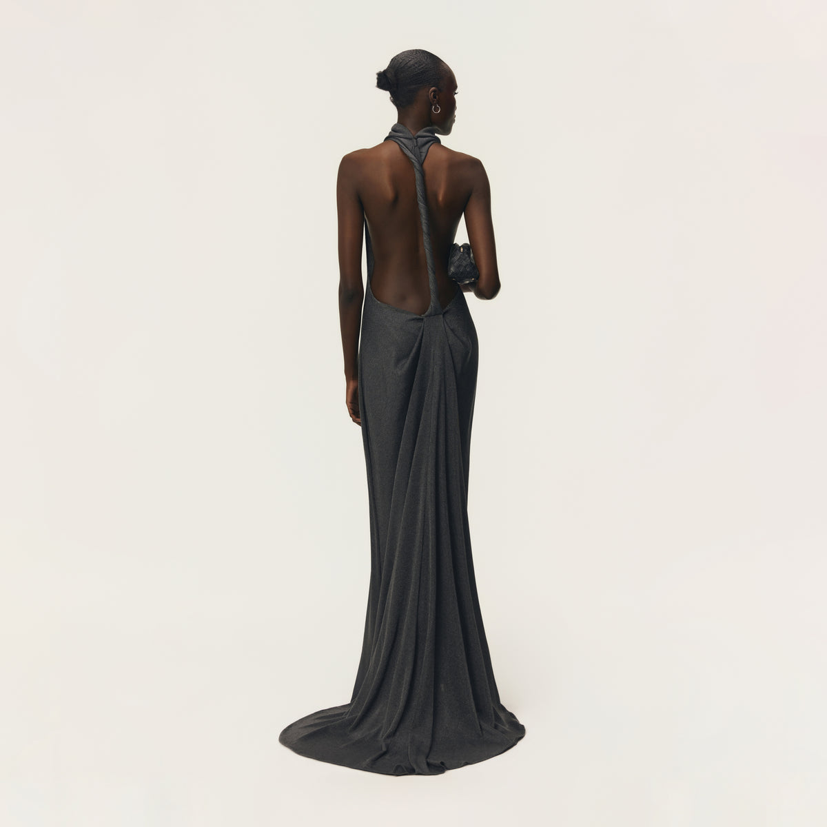 ROMY DRESS CHROME METALLIC