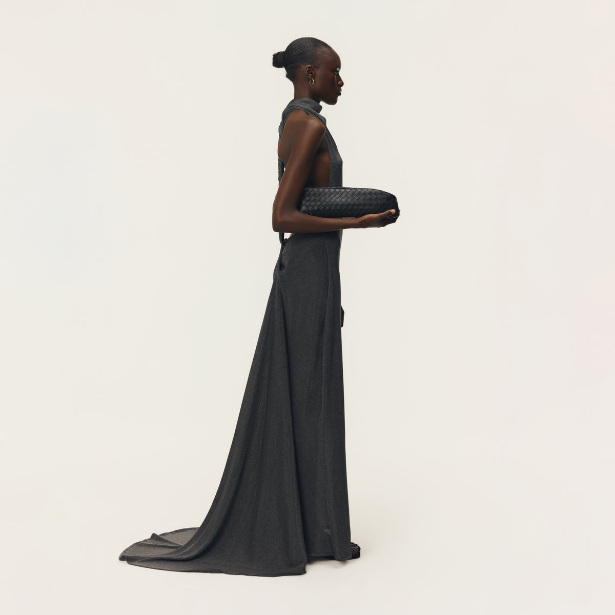 ROMY DRESS CHROME METALLIC