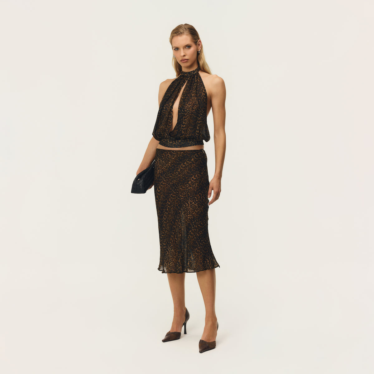 ROSALIE SKIRT LEOPARD