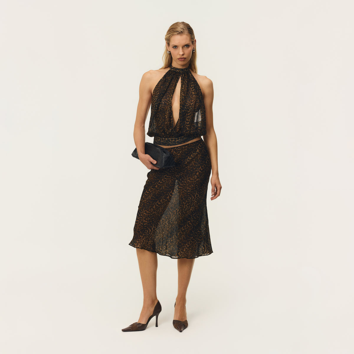 ROSALIE SKIRT LEOPARD