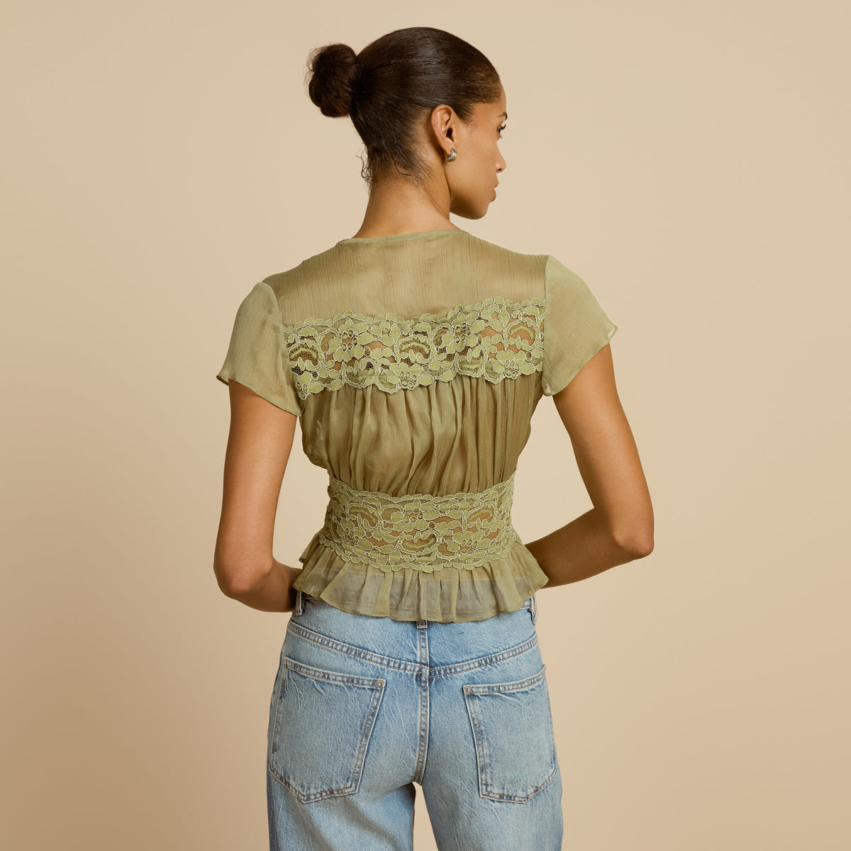 SABRINA TOP PISTACHIO