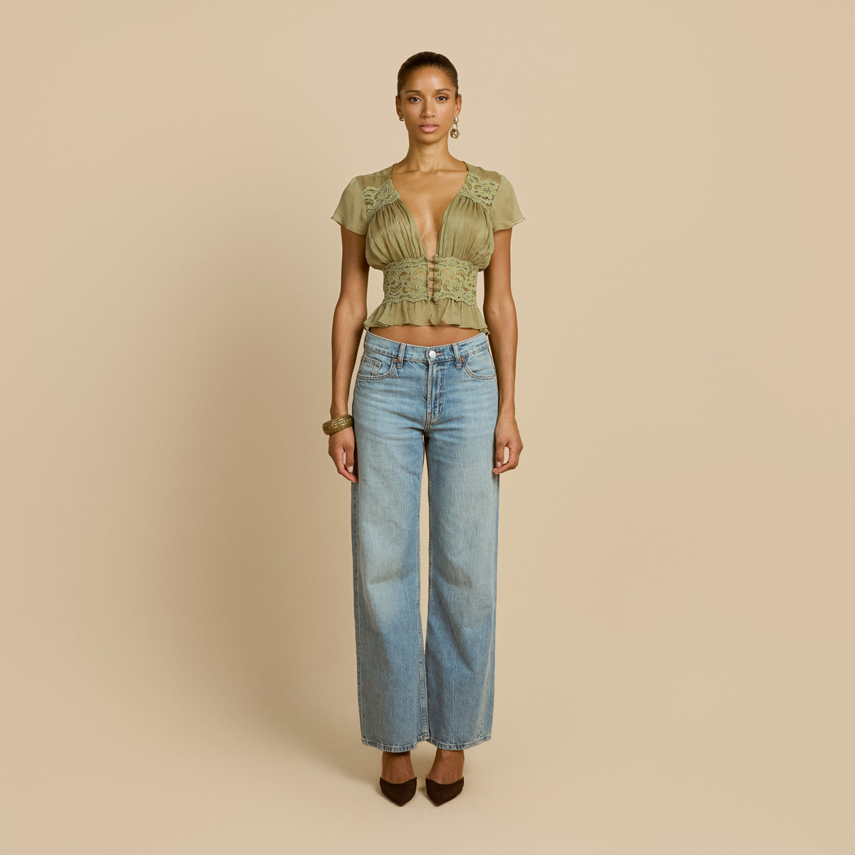SABRINA TOP PISTACHIO