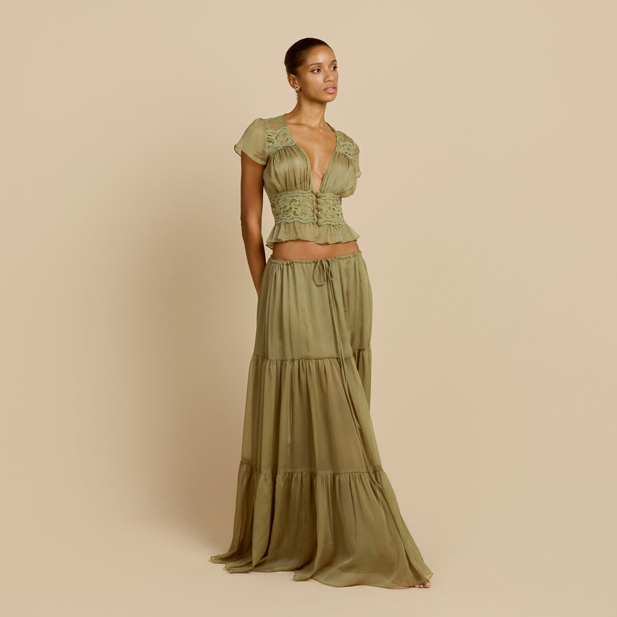 SABRINA TOP PISTACHIO