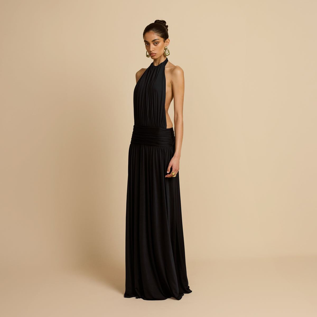 SANTINA DRESS BLACK