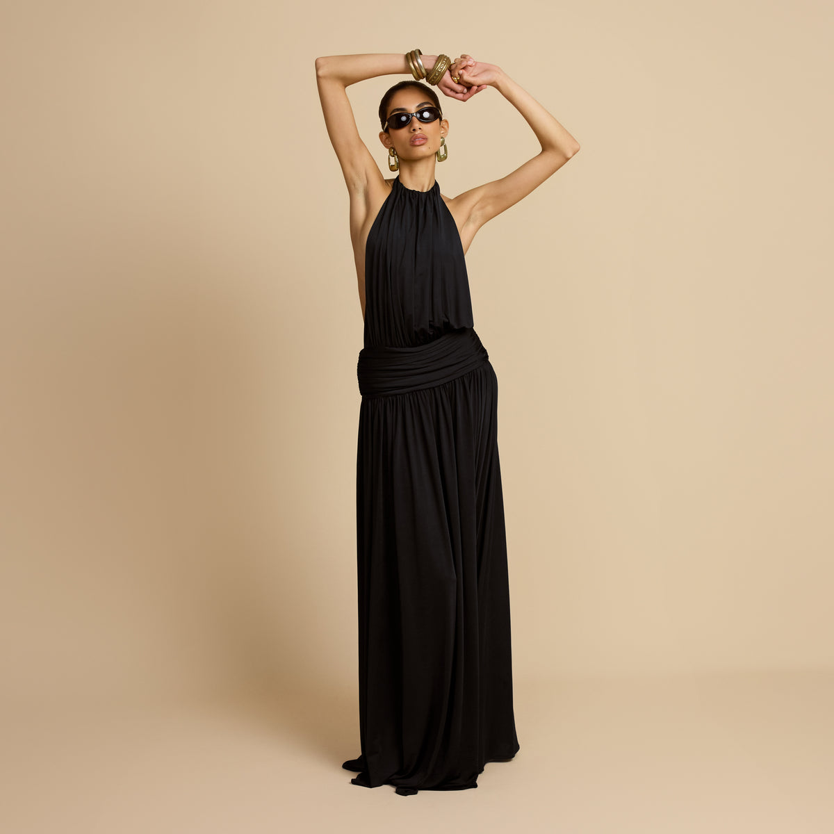 SANTINA DRESS BLACK