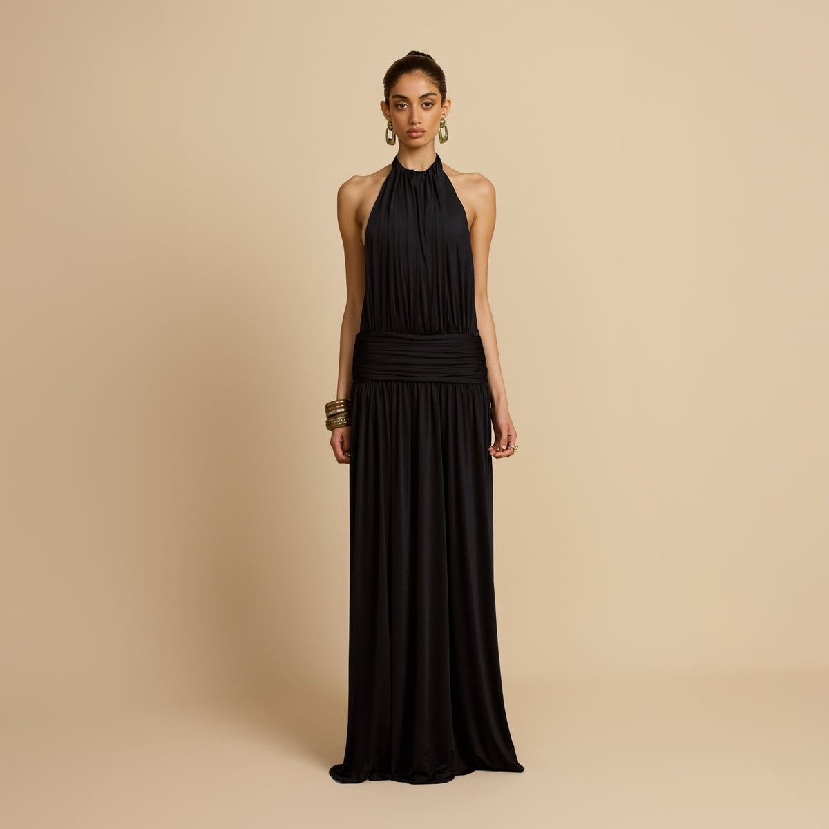 SANTINA DRESS BLACK