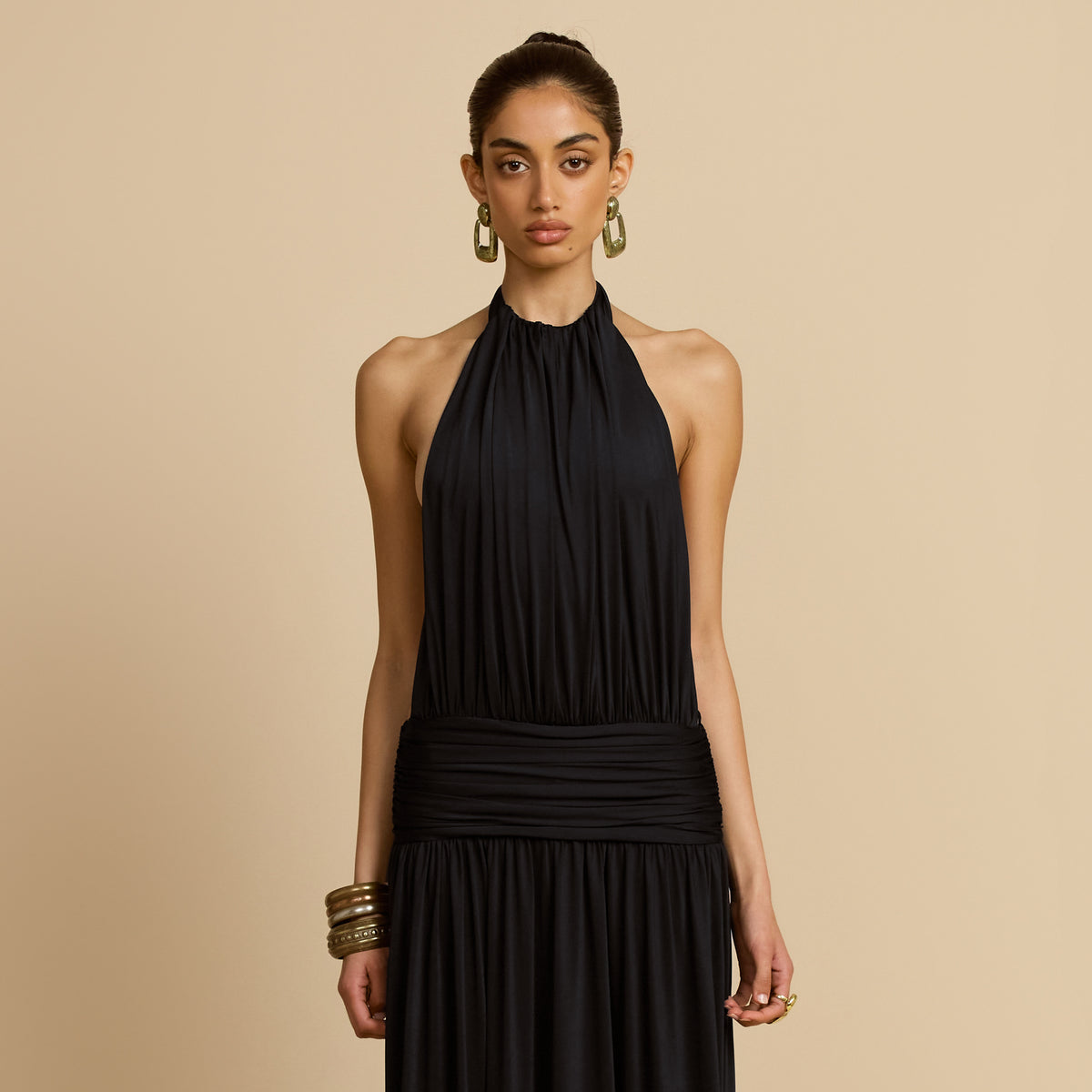 SANTINA DRESS BLACK