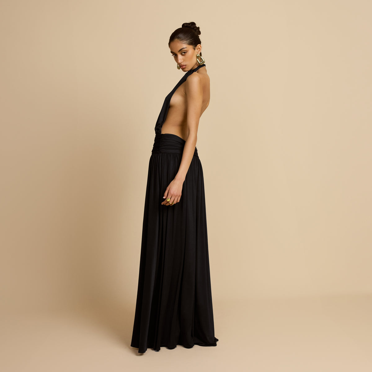 SANTINA DRESS BLACK