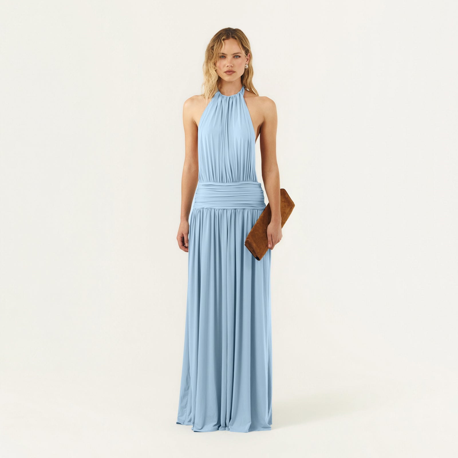 SANTINA DRESS SKY BLUE