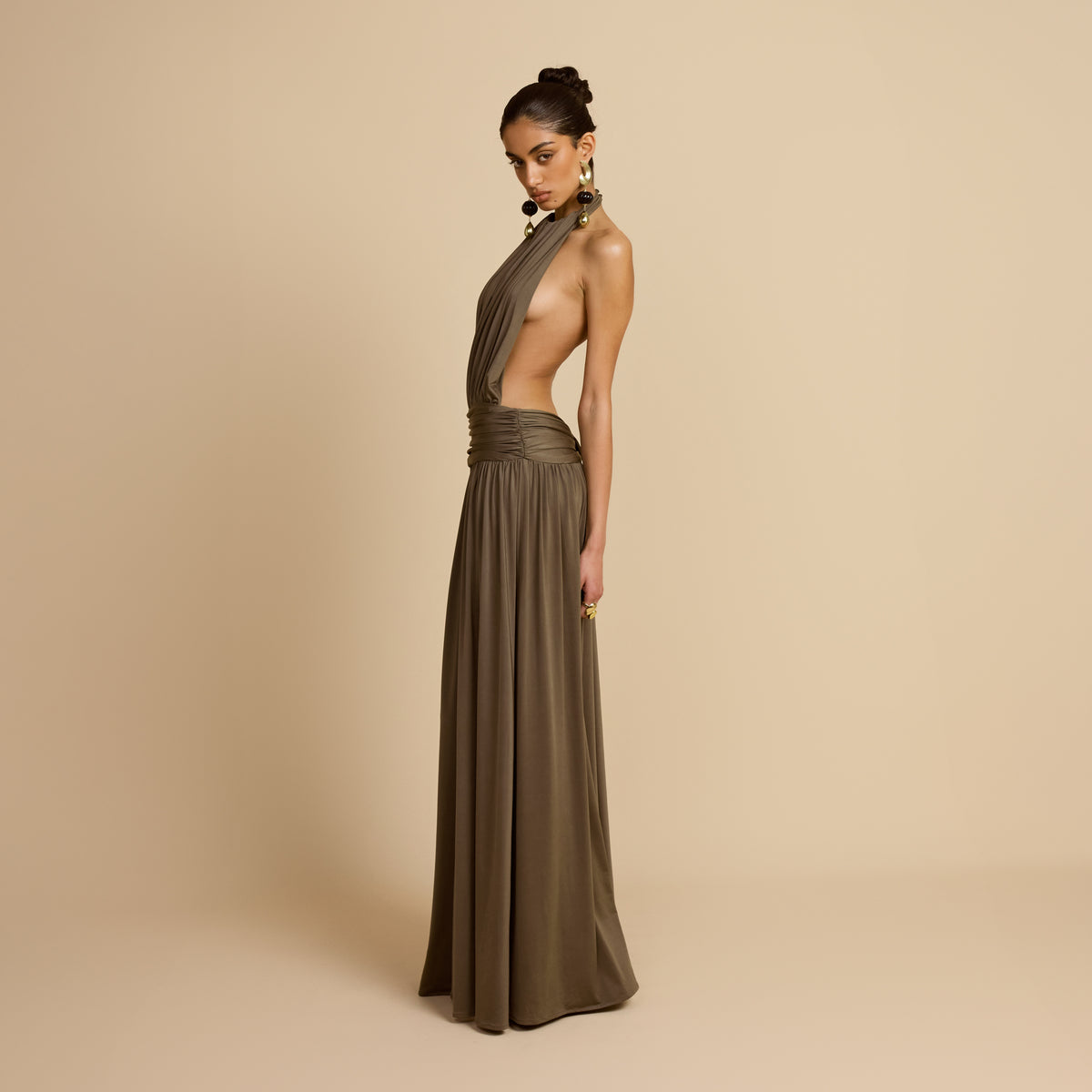 SANTINA DRESS KHAKI