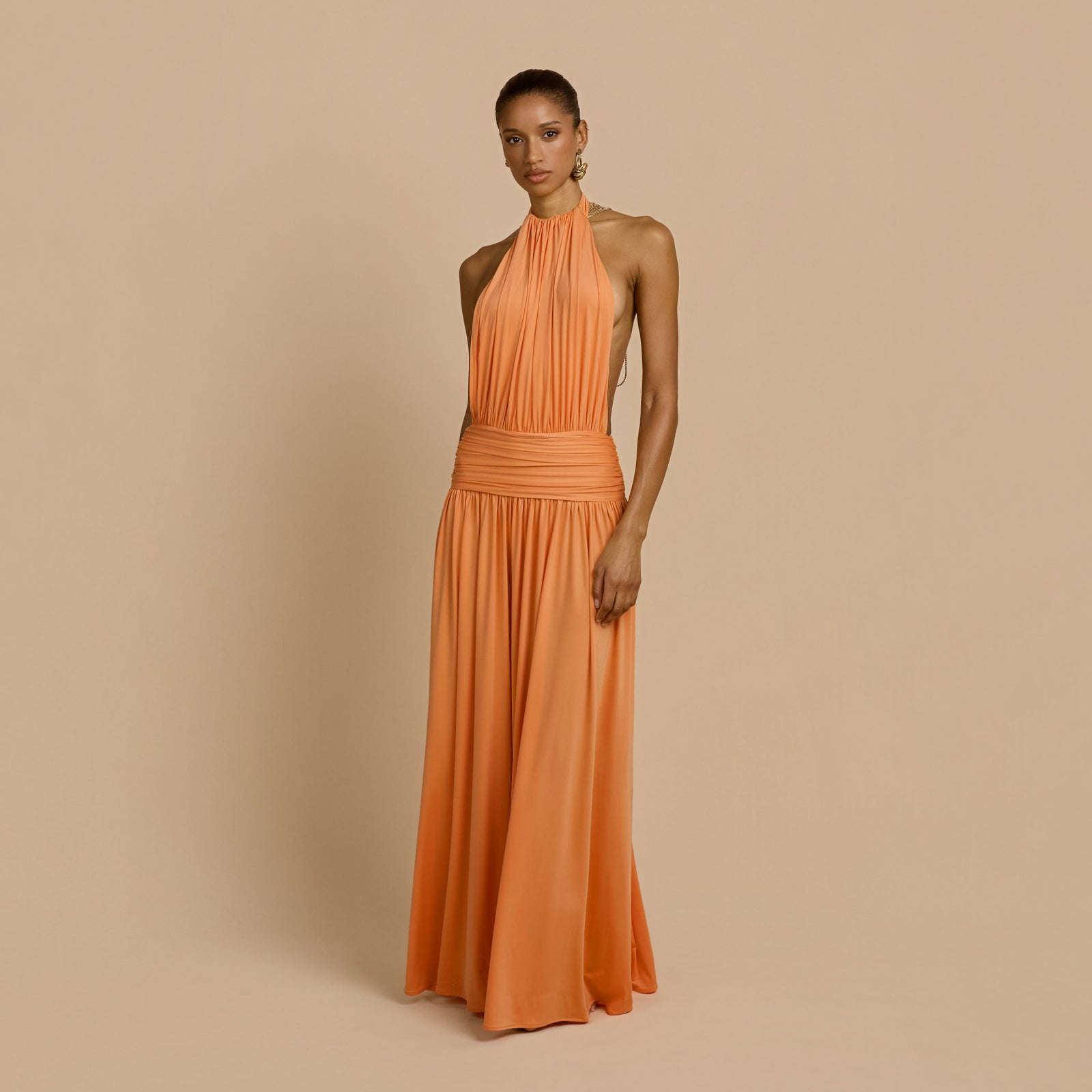 SANTINA DRESS TANGERINE