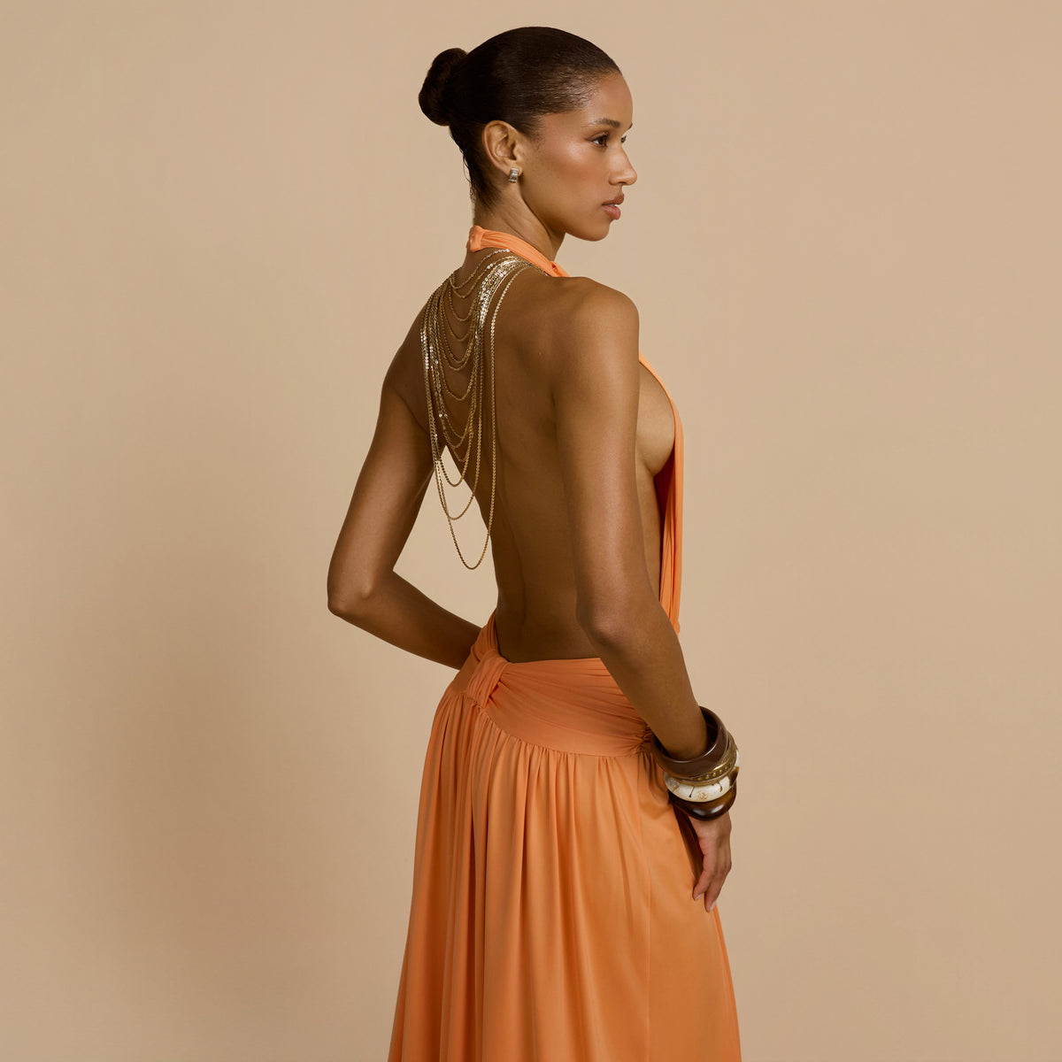 SANTINA DRESS TANGERINE