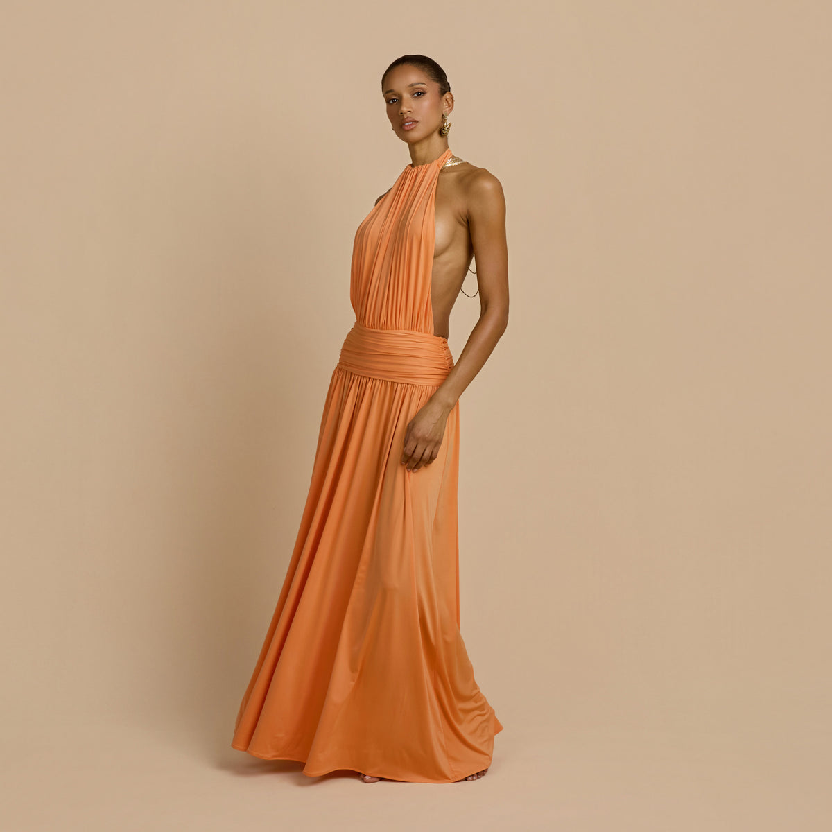 SANTINA DRESS TANGERINE