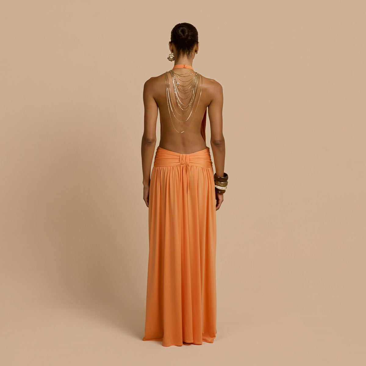 SANTINA DRESS TANGERINE