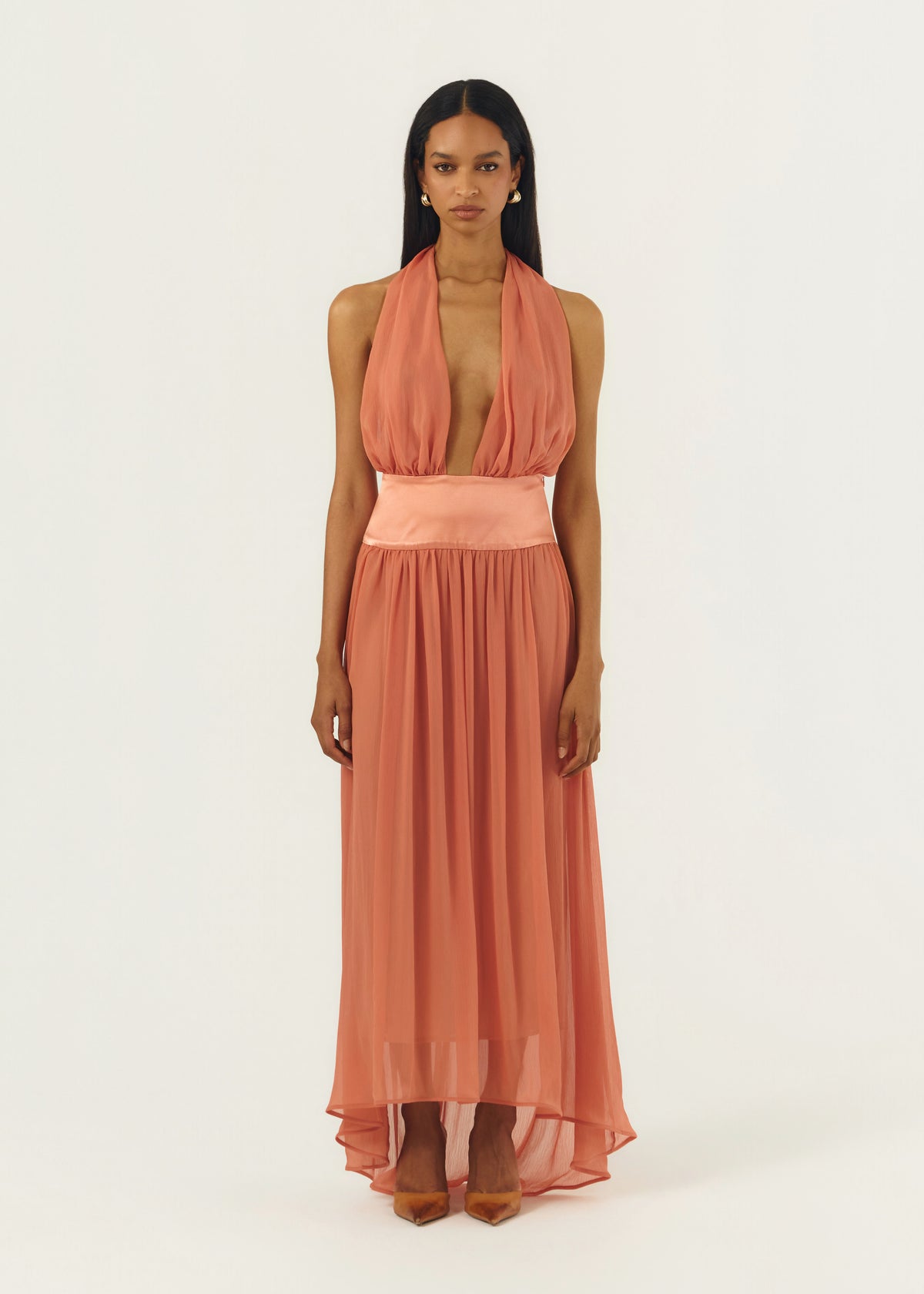 SERENA DRESS CORAL