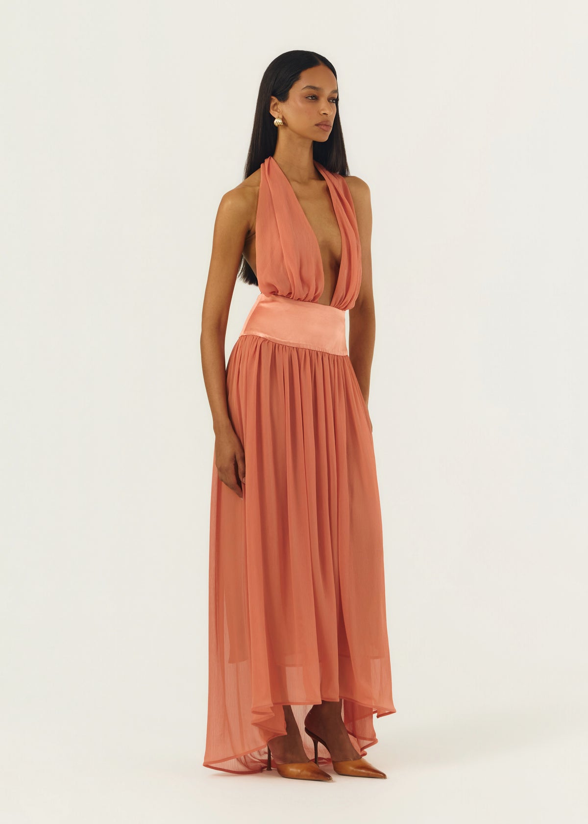 SERENA DRESS CORAL