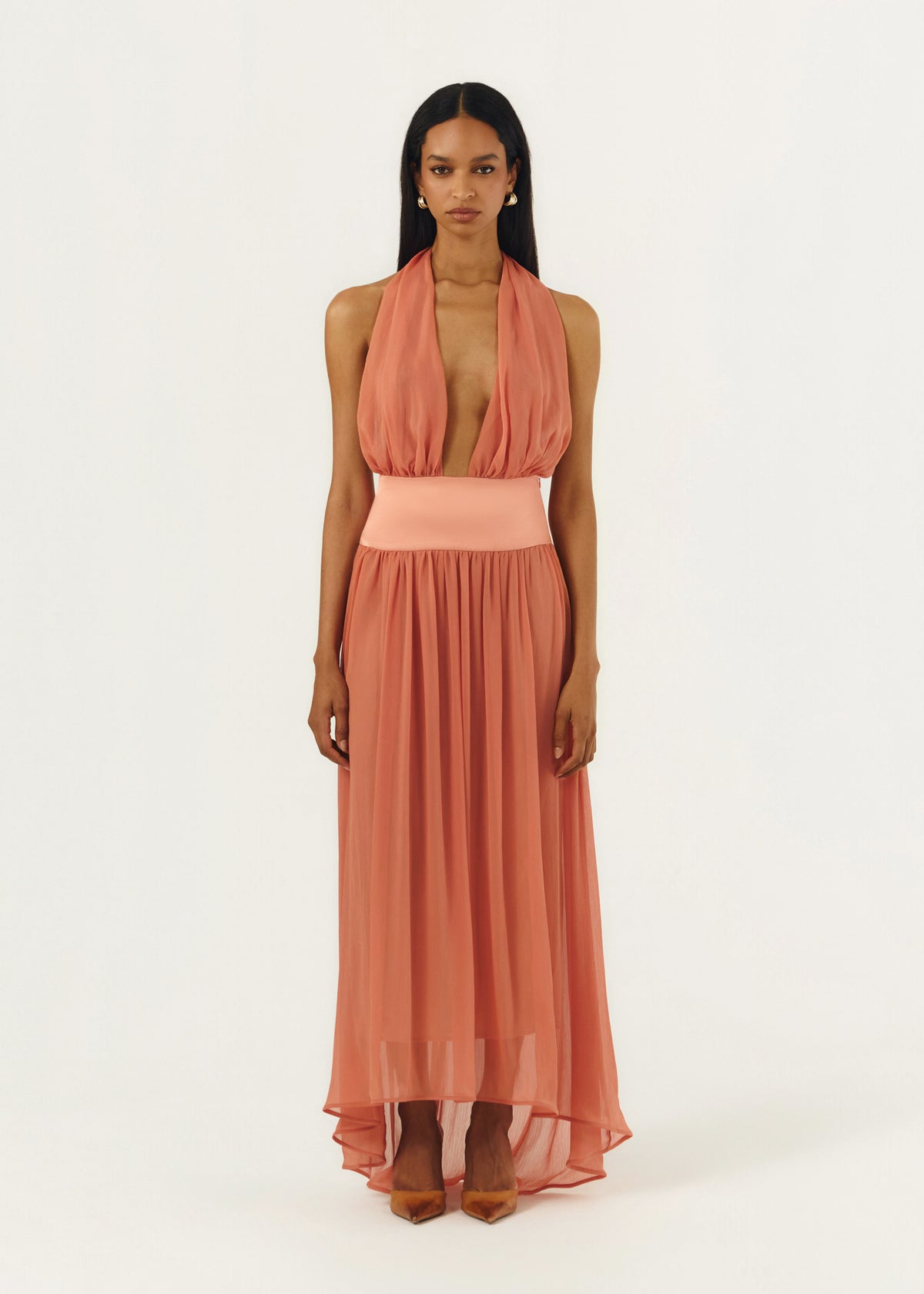 SERENA DRESS CORAL