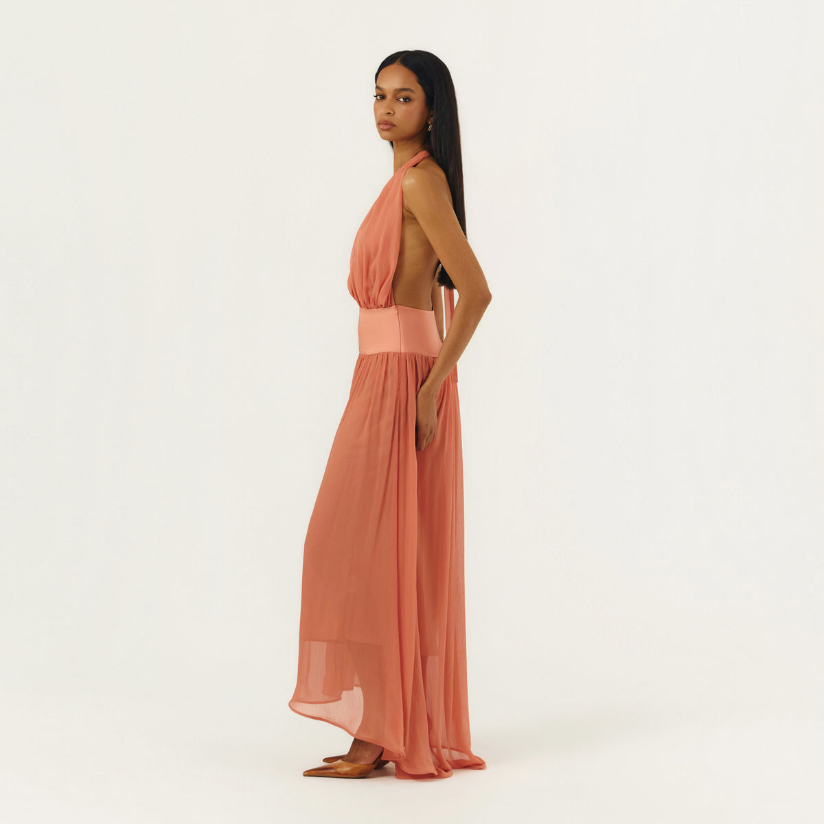 SERENA DRESS CORAL