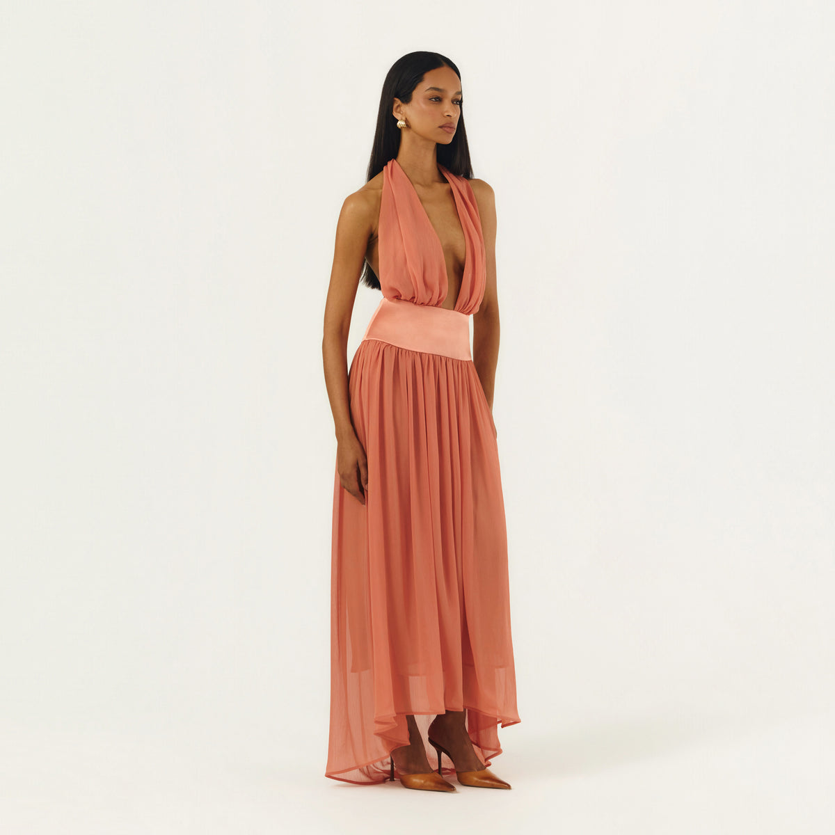 SERENA DRESS CORAL