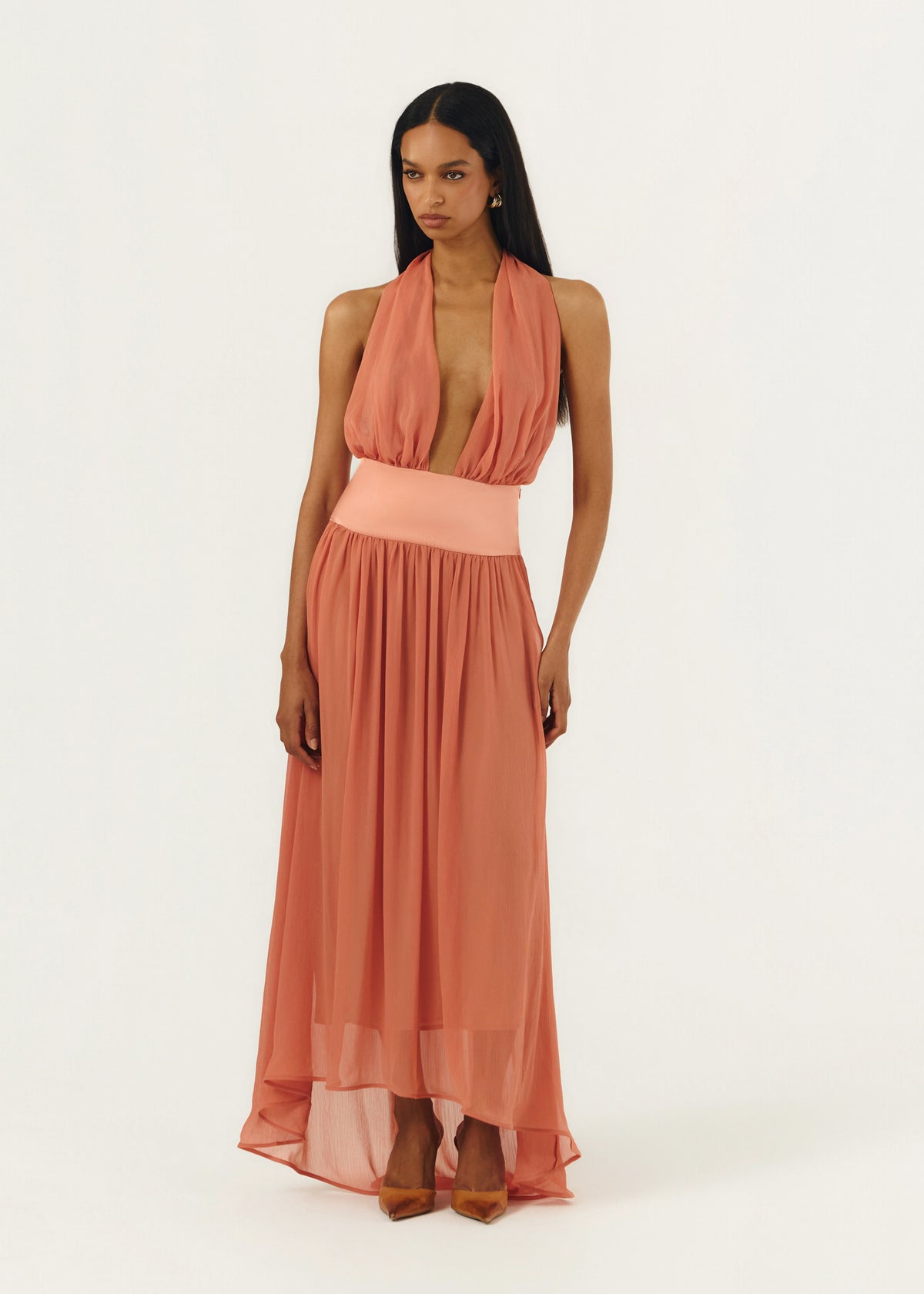 SERENA DRESS CORAL