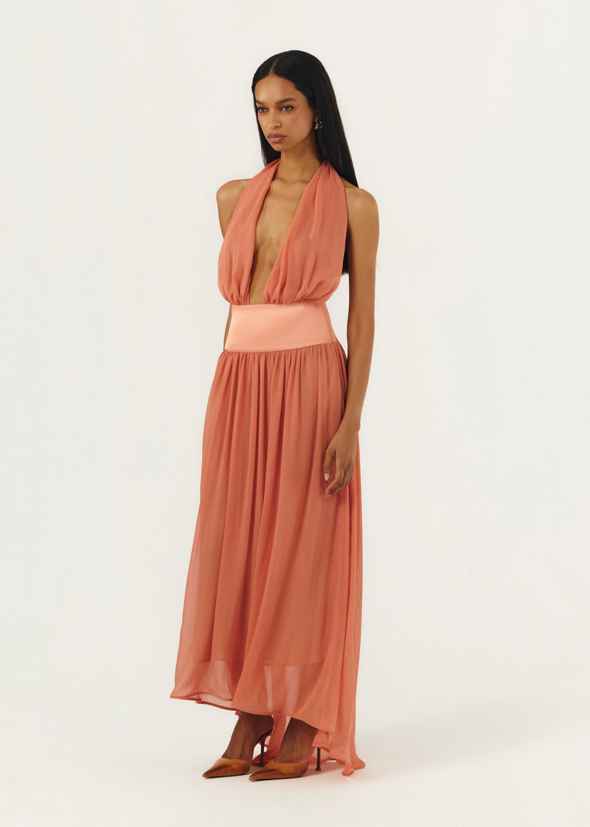 SERENA DRESS CORAL
