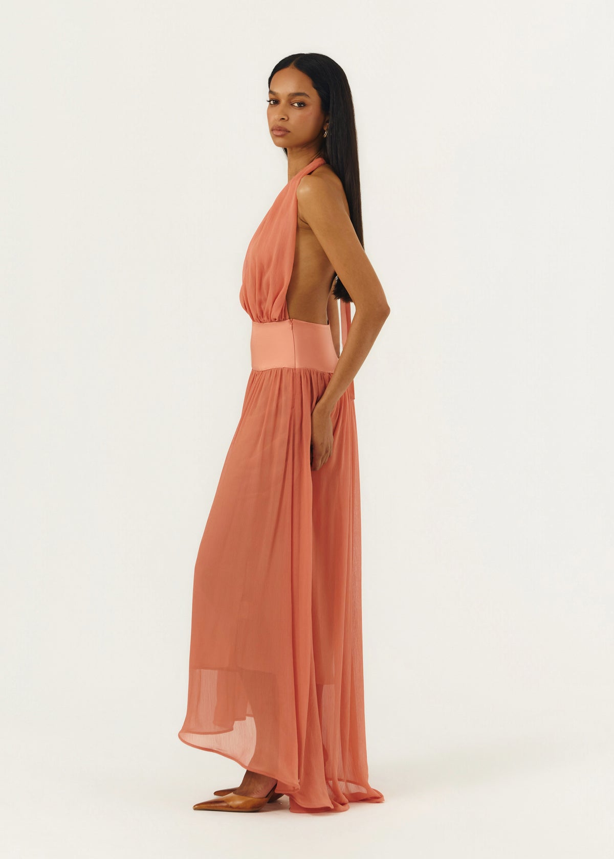 SERENA DRESS CORAL
