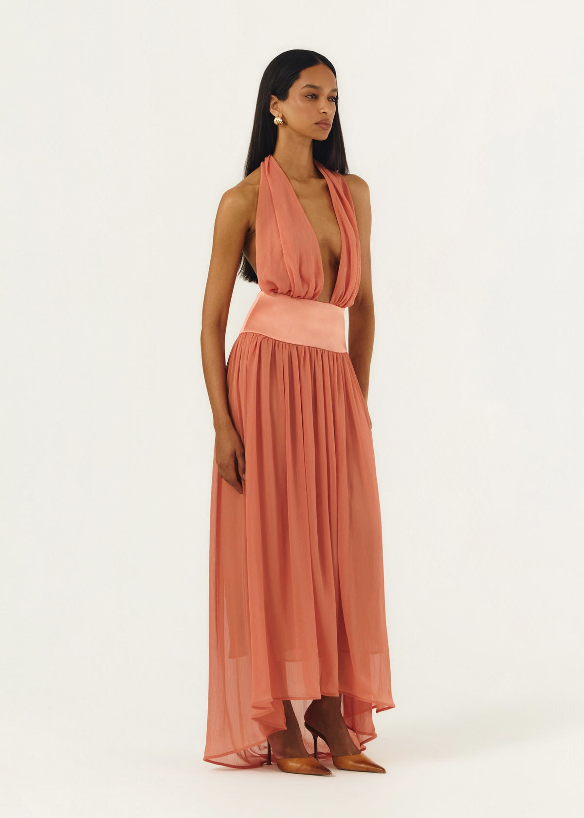 SERENA DRESS CORAL