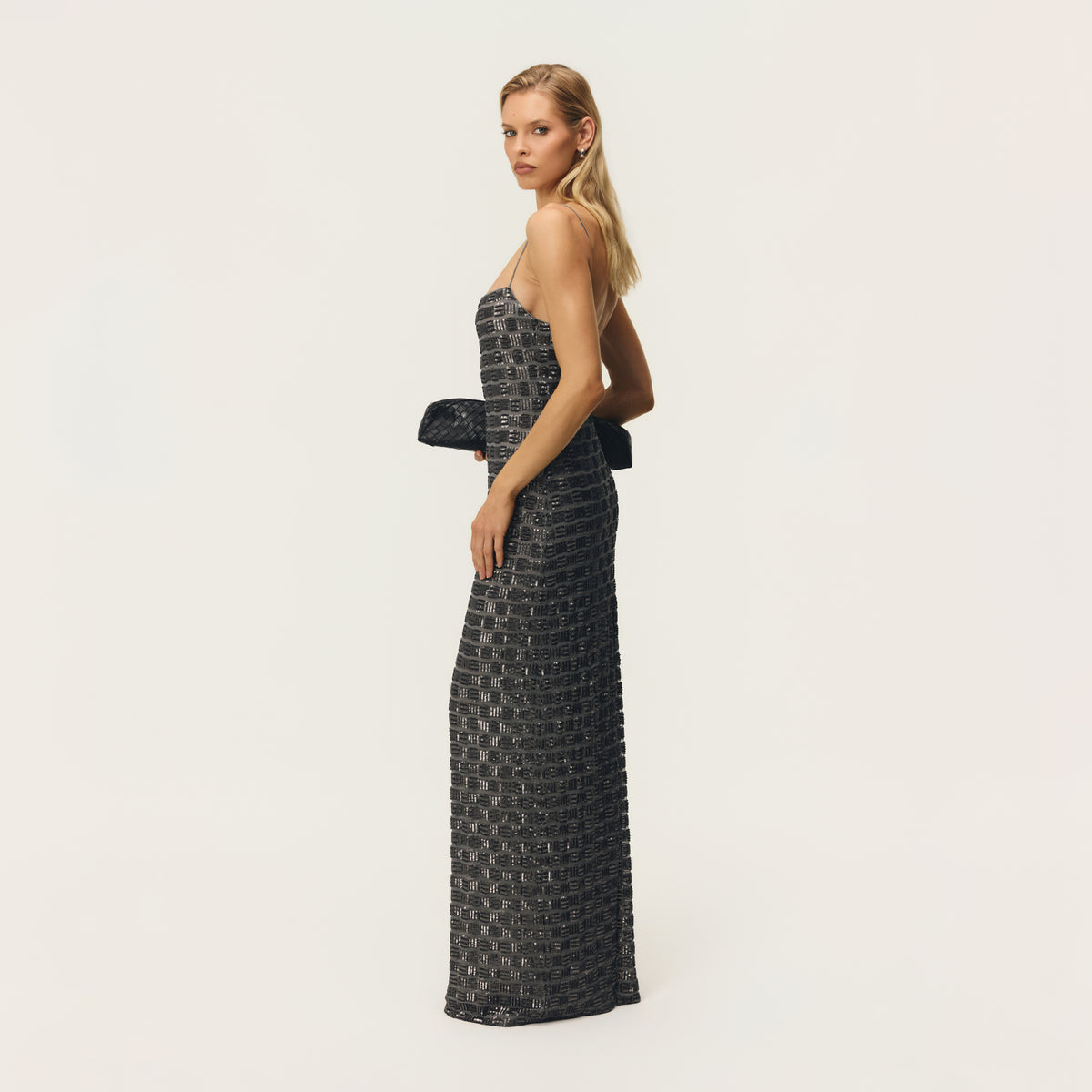 STEVIE DRESS CHROME