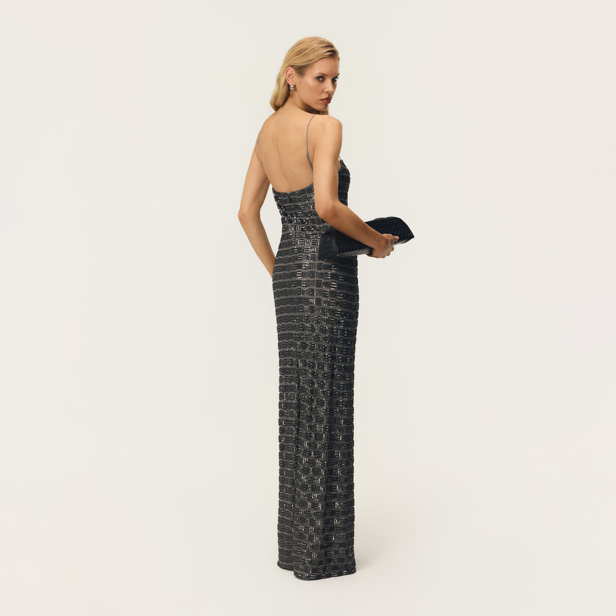 STEVIE DRESS CHROME