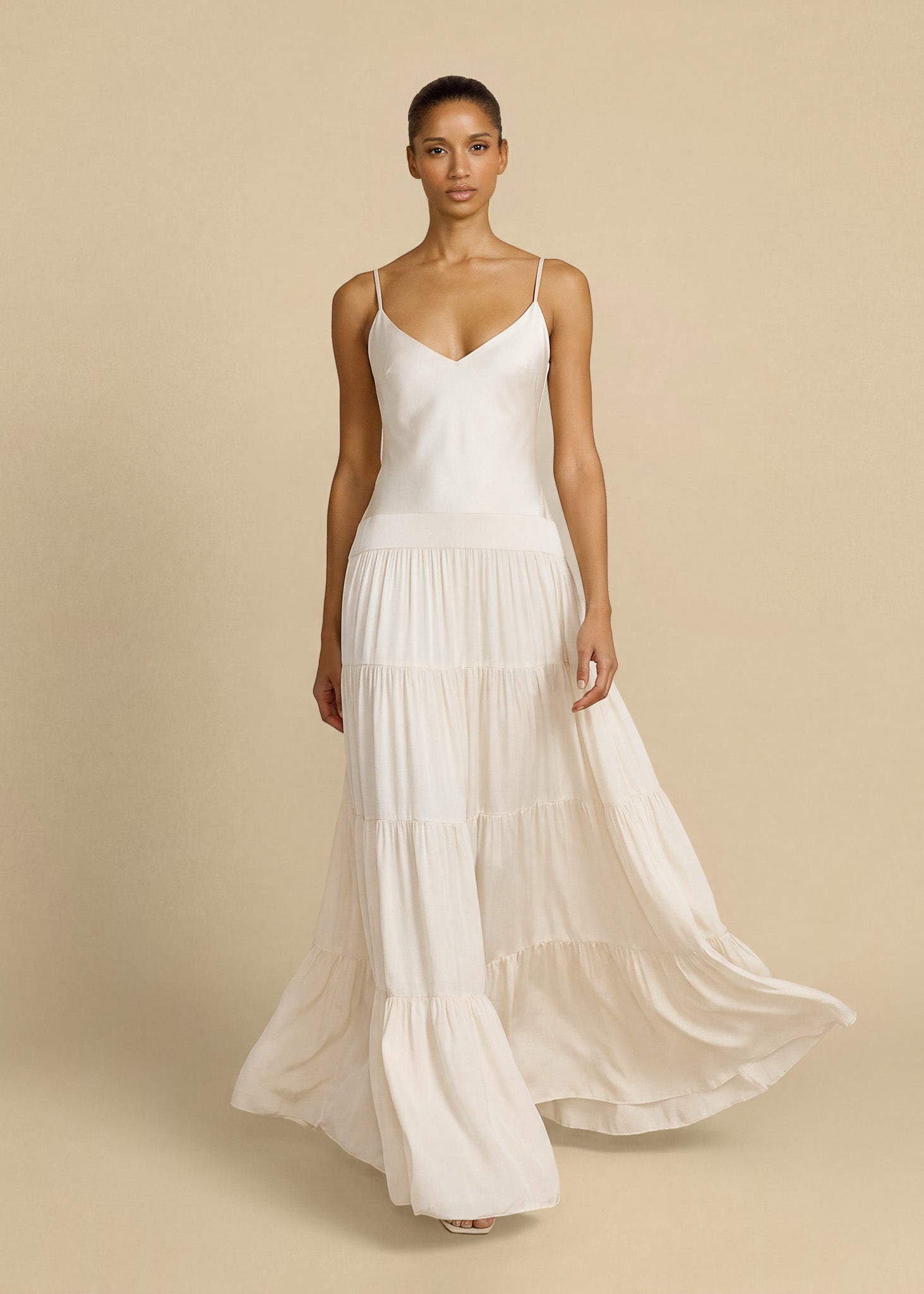 OPHELIA DRESS IVORY S